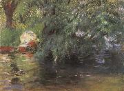 John Singer Sargent, A Backwater Calcot Mill Near Reading